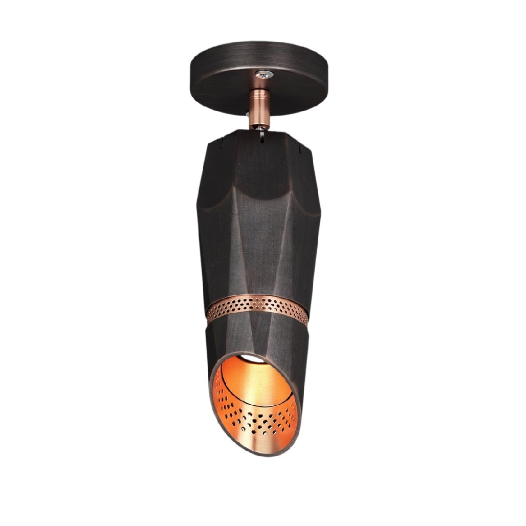 **Technische titel in het Nederlands: 'Moderne hanglamp met koperaccenten'**