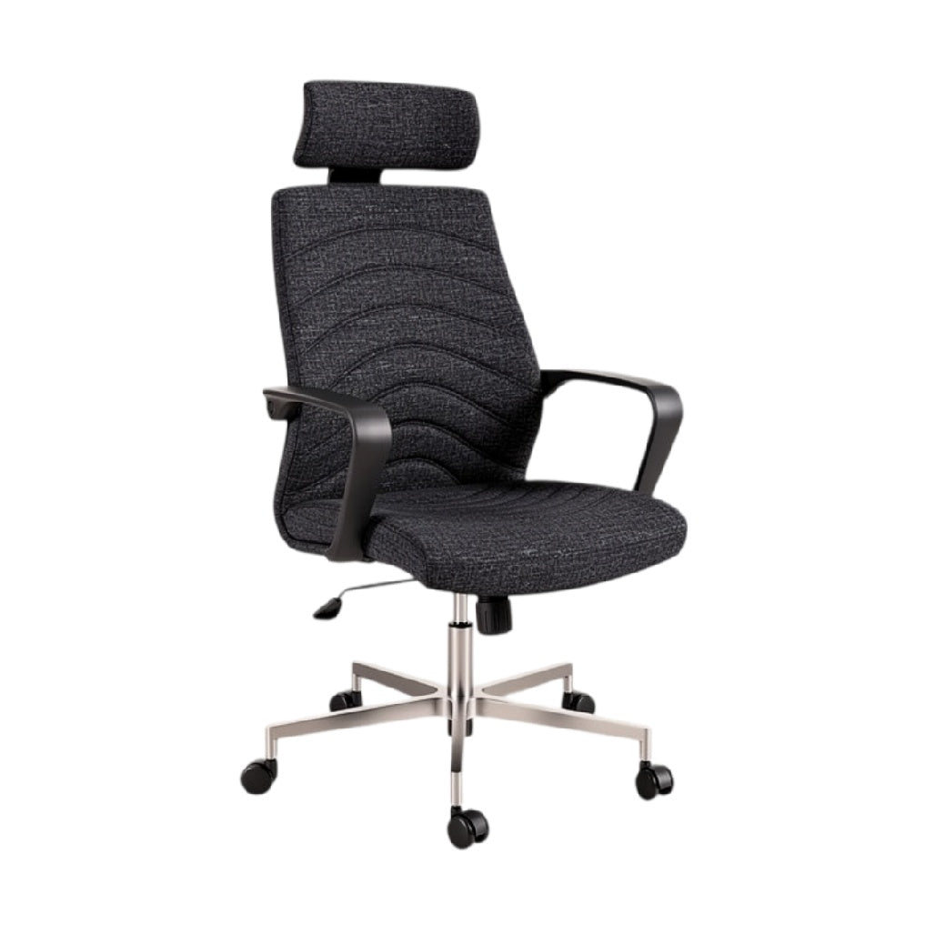 Technische titel in het Nederlands: **Ergonomische bureaustoel met verstelbare rugleuning en armleuningen**